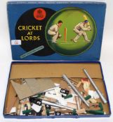 Boxed vintage game "Cricket at Lords" by Chad Valley