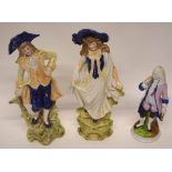 Three Continental porcelain figures