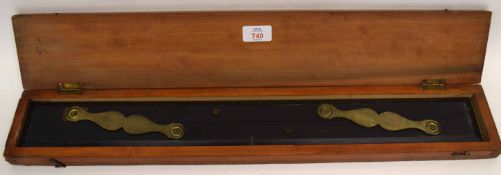 Military calibration instrument in original box, marked Elliott Bros, London, also Capt Field's