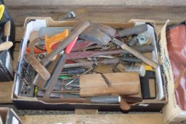 BOX CONTAINING LARGE QTY VARIOUS TOOLS