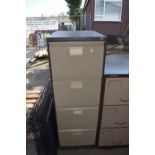 FOUR DRAWER METAL FILING CABINET