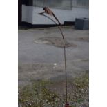 METAL GARDEN DRAGONFLY ORNAMENT