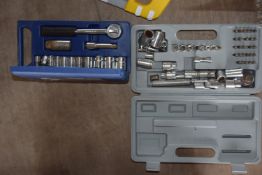 TWO SMALL SOCKET SETS