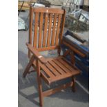 TEAK FOLDING GARDEN CHAIR