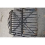 PAIR OF WROUGHT IRON GATES