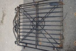 PAIR OF WROUGHT IRON GATES