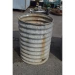 GALVANISED BIN