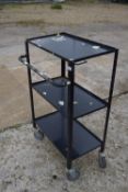 Workshop trolley on casters