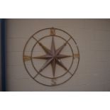 DECORATIVE GARDEN WALL COMPASS