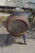 METAL GARDEN STOVE OR CHIMENEA