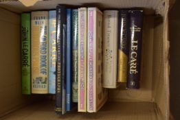 BOX OF MIXED BOOKS - VARIOUS TITLES BY JOHN LE CARRE ETC