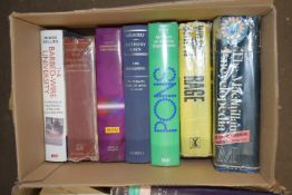 BOX OF MIXED BOOKS - MEMOIRS OF ANTHONY EDEN, THE BARBED WIRE UNIVERSITY ETC