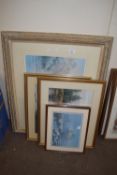 GROUP FIVE FRAMED PRINTS