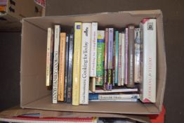 BOX OF HOME REFERENCE BOOKS - COOKERY, GARDENING/PLANTS ETC