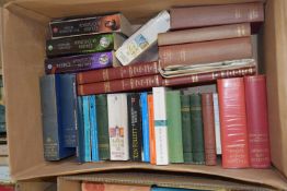 BOX OF MIXED BOOKS - THE OLD TESTAMENT IN ENGLISH, LATIN COURSE, A NEW TRANSLATION OF THE BIBLE ETC
