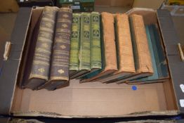 BOX OF MIXED BOOKS - CASSELLS ENCYCLOPAEDIA, CHAMBERS ENCYCLOPAEDIA ETC