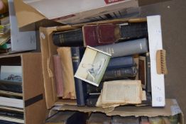 BOX OF MIXED BOOKS - HOLY BIBLES