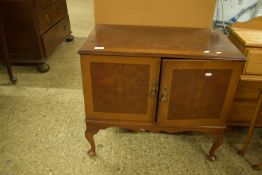 REPRODUCTION MAHOGANY EFFECT RECORD CABINET, WIDTH APPROX 70CM