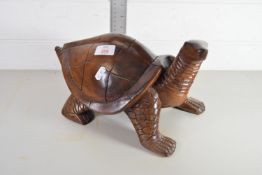 WOODEN MODEL OF A TURTLE