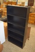 SMALL OPEN BOOKCASE, WIDTH APPROX 65CM