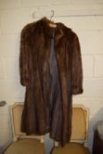 VINTAGE FUR COAT BY KONRAD FURS OF SLOANE STREET, LONDON