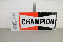 ADVERTISING SIGN FOR CHAMPION SPARK PLUGS