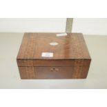 WALNUT BOX CONTAINING FABRICVS