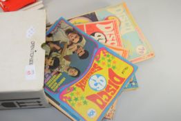 BOX CONTAINING DISCO MAGAZINES