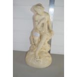 POTTERY MODEL OF THE BATHER SURPRISED