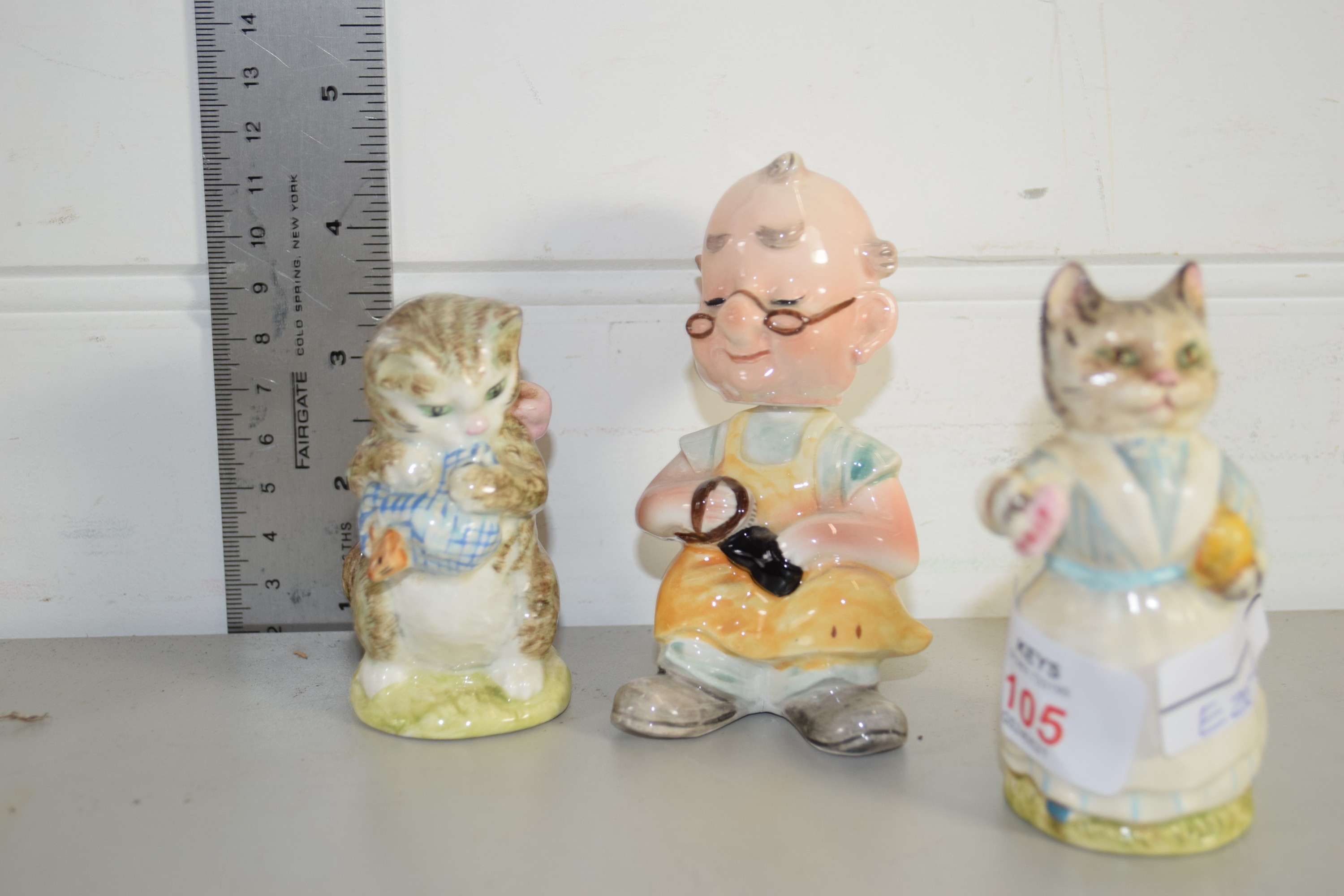 BESWICK WARE BEATRIX POTTER PIECES INCLUDING MISS MOPPET AND TABITHA TWITCHETT