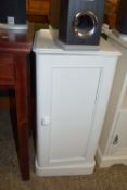SMALL PAINTED WOOD BEDSIDE CABINET, WIDTH APPROX 35CM