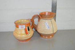 PAIR OF CROWN DUCAL JUGS INC CHARLOTTE RHEAD