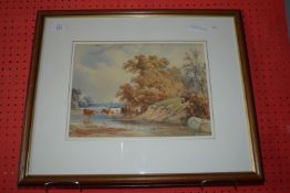 G. Masters, signed, Cattle Watering