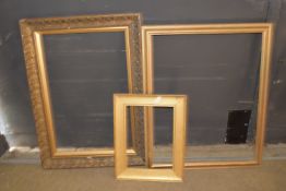 Group of 3 frames, various sizes