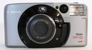 Canon Prima Super 105 film camera plus case