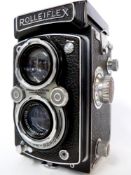 Vintage Rolleiflex 845465 f3.5 Tessar & case