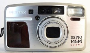 Pentax Espio 145m Super film camera with film already loaded plus case