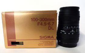 Sigma Zoom 100-300mm lens with original box