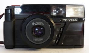 Pentax Zoom-70 film camera and case