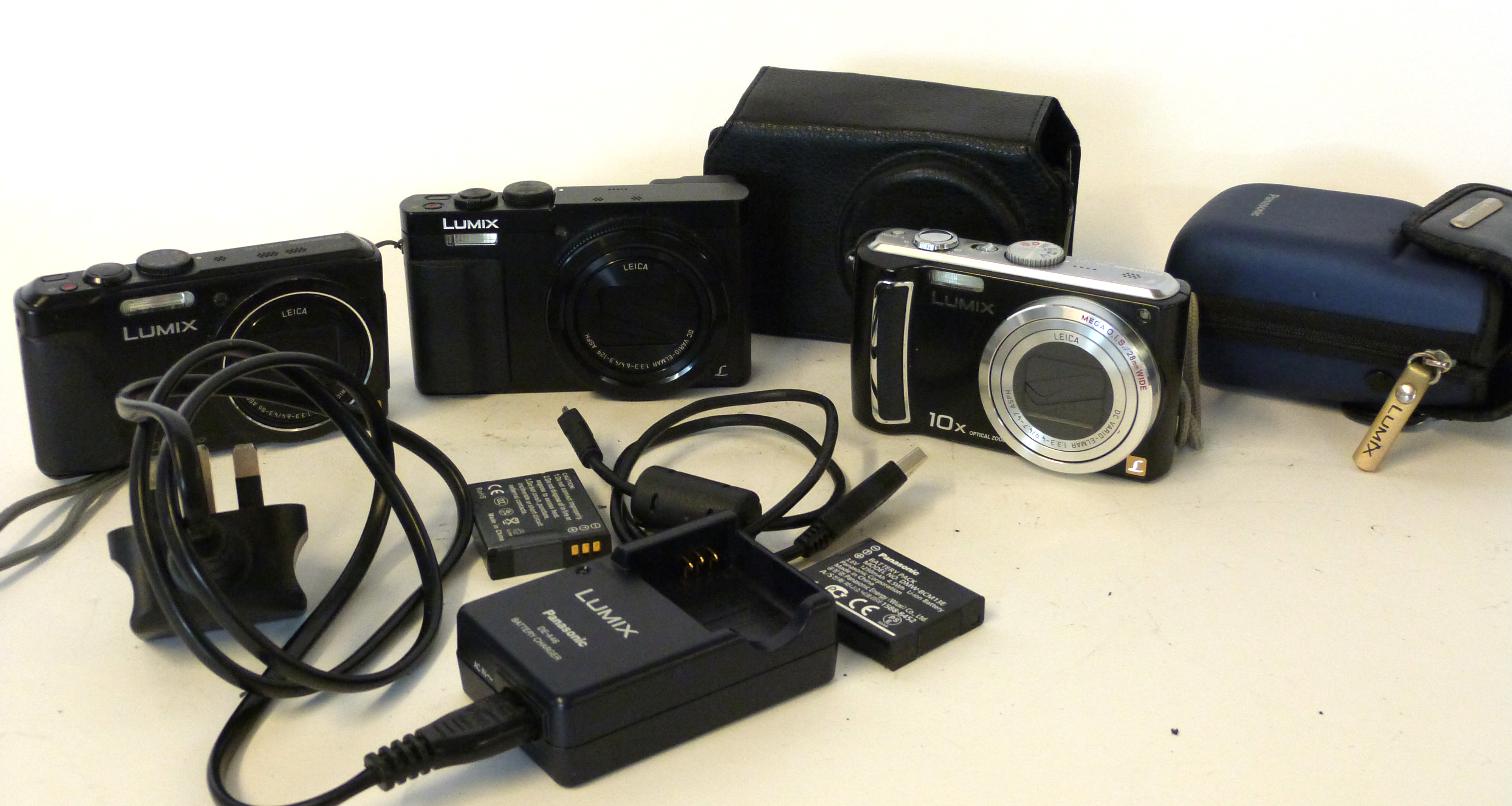 Lumix DMC-TZ70 with case and a Lumix DMC-TZ40 and a Lumix DMC-TZ15 - Image 2 of 3