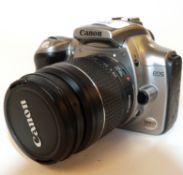 Canon EOS 300D digital camera with Canon zoom lens EF28-80mm
