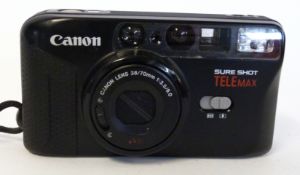 Canon Sureshot Telemax film camera with case