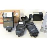 Mixed Lot: flashes including Sigma EF-430ST and Cobra Auto 210