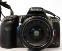 Minolta Dynax 500 SI with a powerzoom AF35-80mm lens