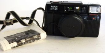 Ricoh AF-5 film camera with 38mm lens and manual