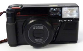 Pentax Zoom-70 film camera, together with case and manual