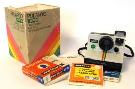 Polaroid Land Camera 1000 plus manual and a Philips Photoflux PF1B