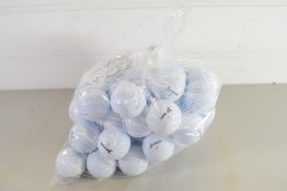 BAG CONTAINING 50 GOLF BALLS