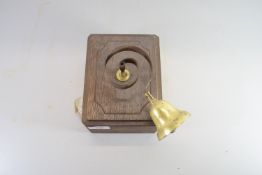 SERVANT'S BELL IN WOODEN CASE