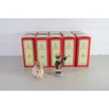 TEN BUNNIKINS INCLUDING DOUBLE BASS, PIPER, BALLERINA, SEASIDE ETC